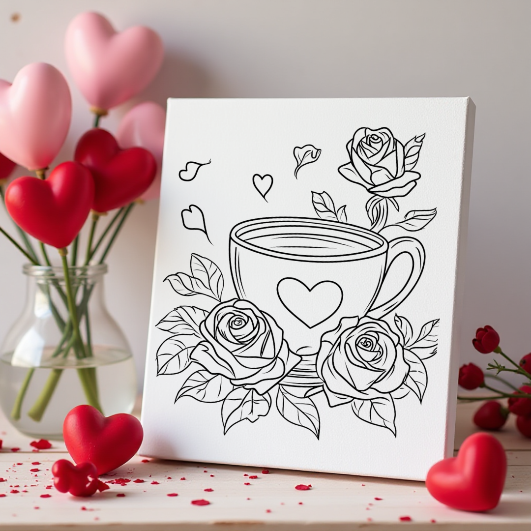 Color Me Calm printable digital Art