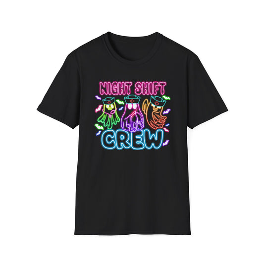 Neon Night Shift Crew T-Shirt