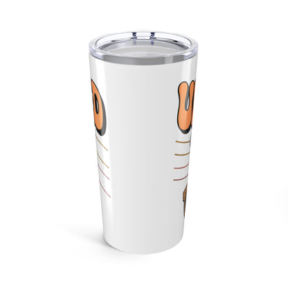 Bothered Vibes Only Tumbler 20oz, Insulated Coffee Cup, Travel Mug, Gift for Friends, Perfect for Work or Home, Fun Drinkware