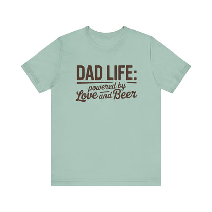 Dad Life Unisex Tee - Perfect Gift for Fathers, Casual Wear, Beer Lovers, Father's Day, Birthday Celebrations