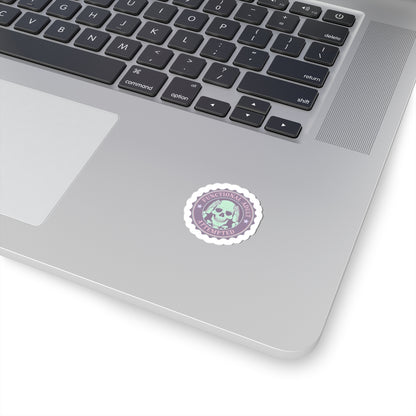 Functional Adult Attempted Skull Kiss-Cut Stickers, Laptop Decals, Planner Stickers, Funny Gifts, Self-care Decor