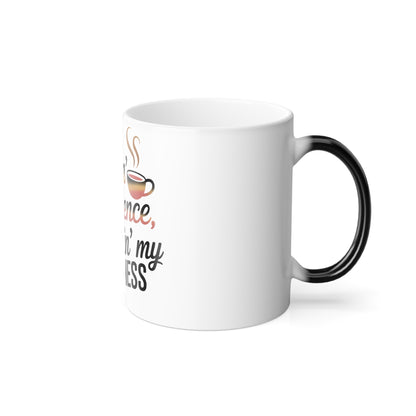 Color Morphing Mug - "Sippin' Confidence, Mindin' My Business" - Motivational Drinkware, Office Gift, Coffee Lover Gift, Unique Home [...]