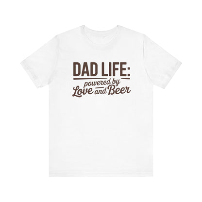 Dad Life Unisex Tee - Perfect Gift for Fathers, Casual Wear, Beer Lovers, Father's Day, Birthday Celebrations