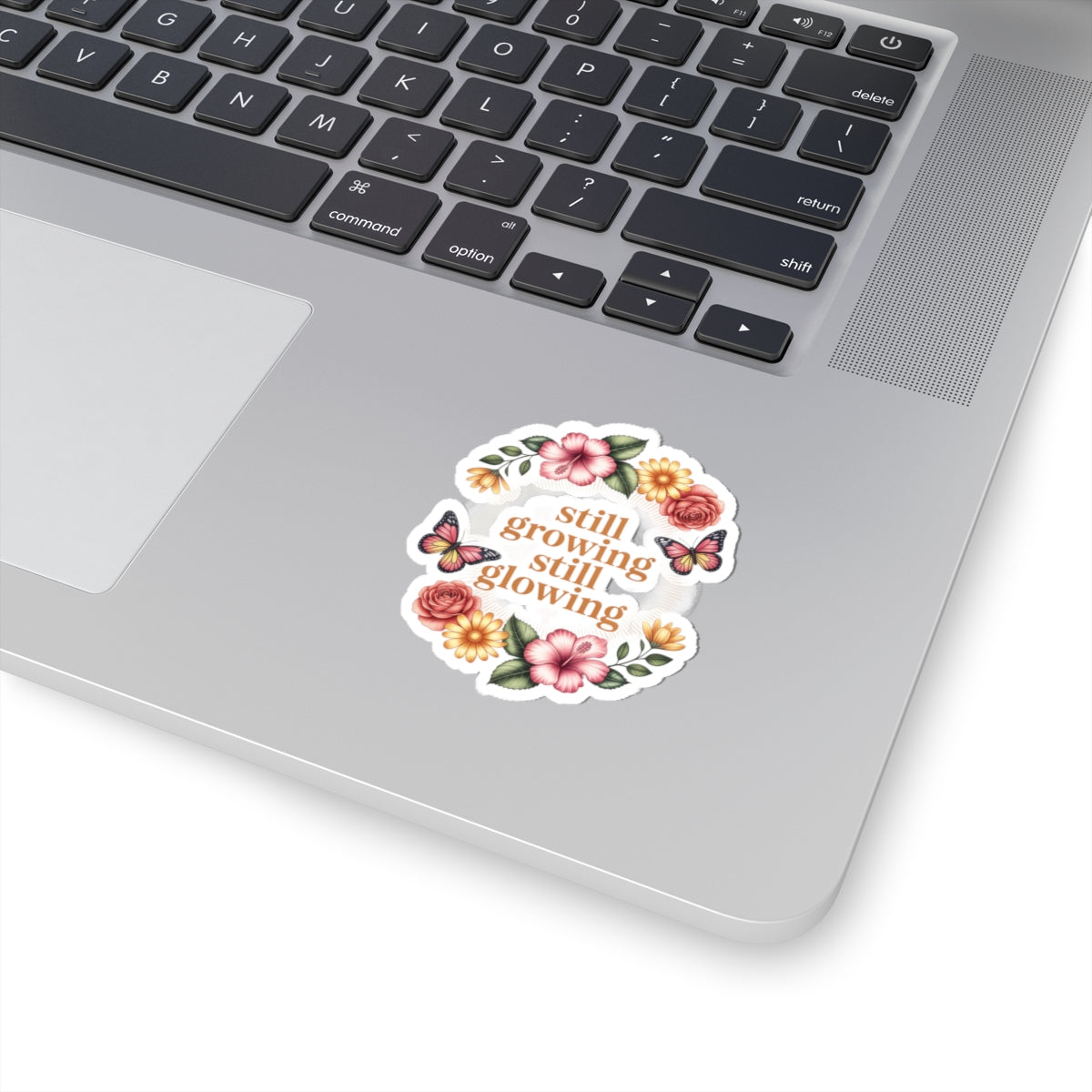 Floral Inspirational Kiss-Cut Stickers | Perfect for Journals, Laptops, Water Bottles, Gifts, and Celebrations