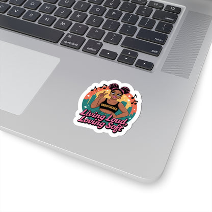 Vibrant Kiss-Cut Stickers for Self-Expression, Laptop Decor, Unique Gift, Home Aesthetic, Affirmation Art