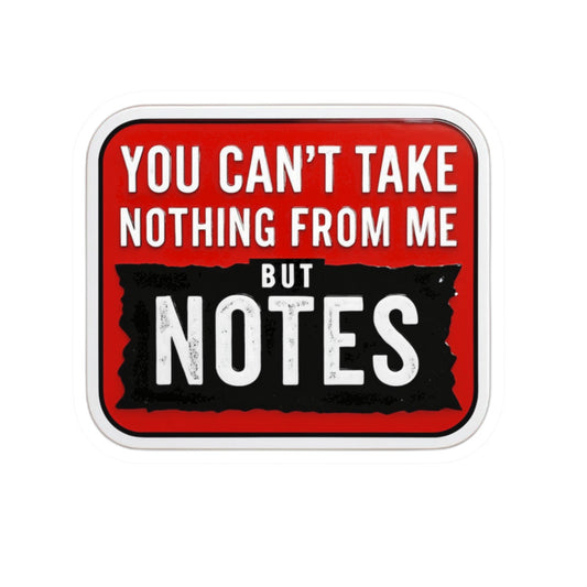 Playful Note-Taking Kiss-Cut Stickers, Laptop Decor, Office Supplies, Student Gifts, Back-to-School Accessories