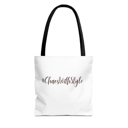 #ChaosWithStyle Tote Bag - Trendy Reusable Fashion Bag for Everyday Use