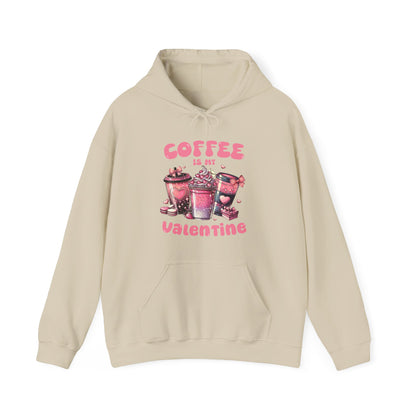 Coffee is My Valentine Hooded Sweatshirt