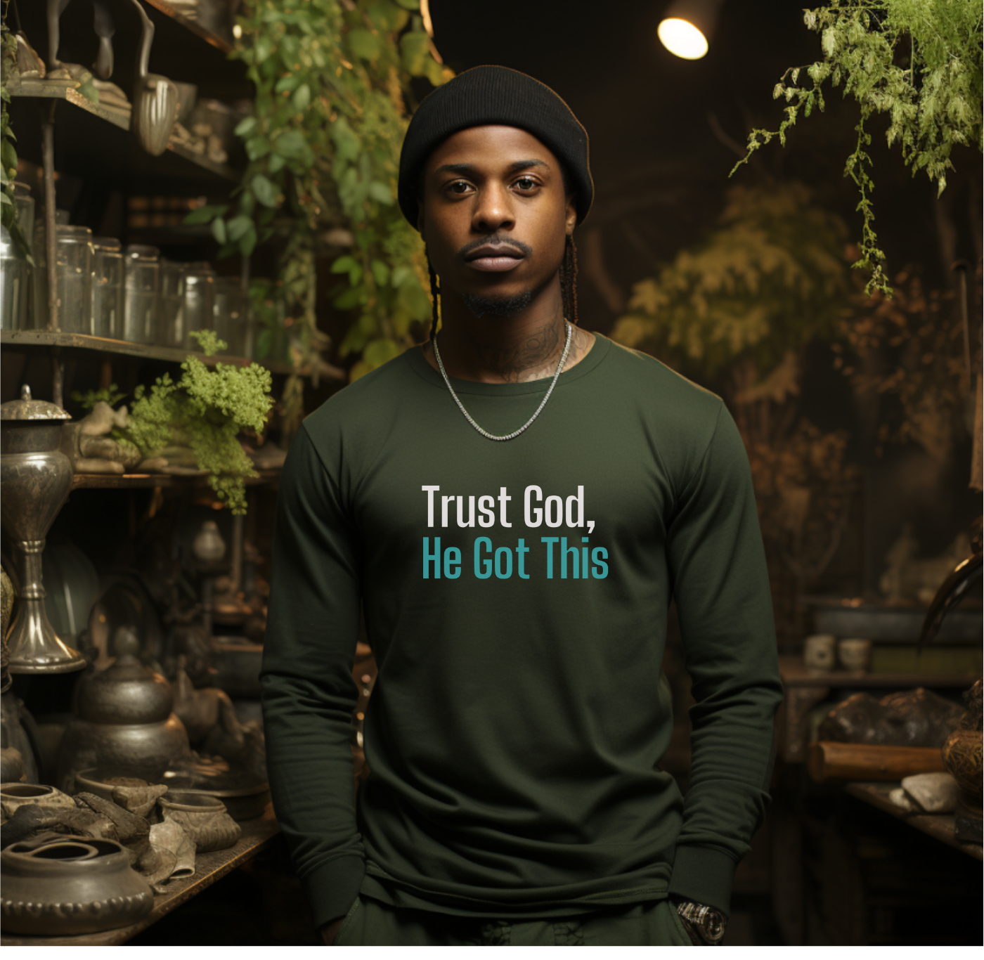 Inspirational Unisex Jersey Tee - "Trust God, He Got This"-Embrace Divine Assurance
