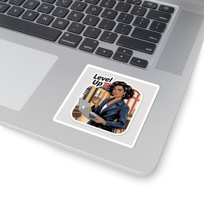 Empowering Kiss-Cut Stickers for Motivation, Laptop Decor, Office Spirit, Inspirational Reminders, Gift for Her