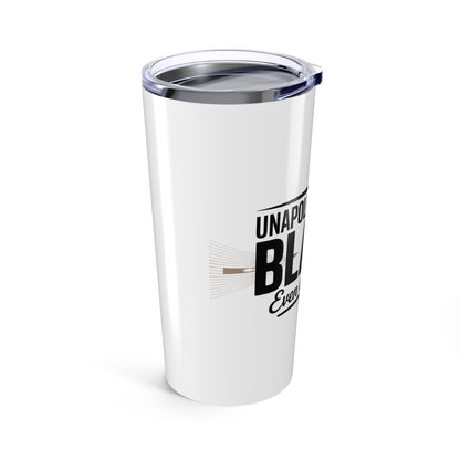 Unapologetically Black Even on the 4th Tumbler – Black History Pride Mug, July 4th Realness, Funny Sarcastic Cup Gift