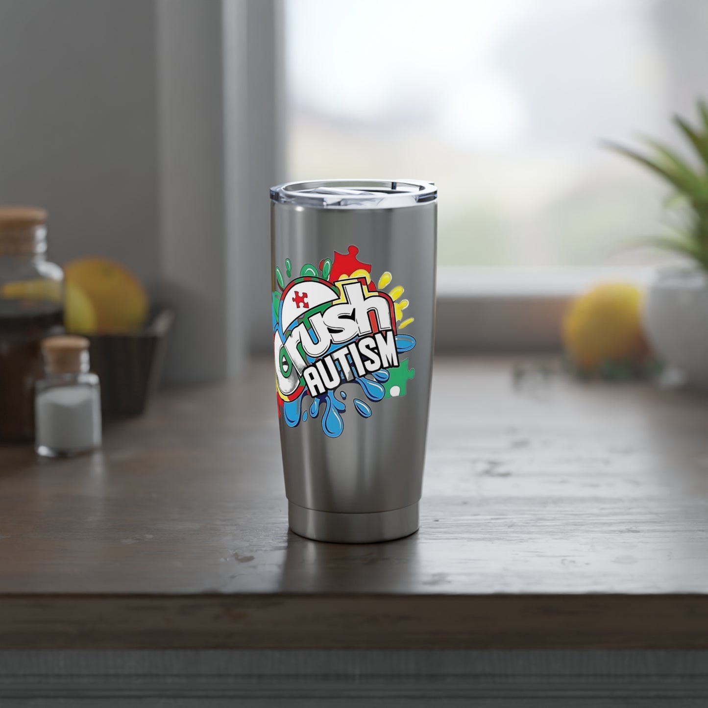 Crush Autism 20oz Tumbler