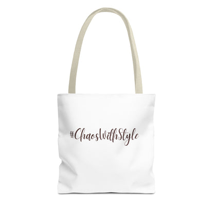 #ChaosWithStyle Tote Bag - Trendy Reusable Fashion Bag for Everyday Use