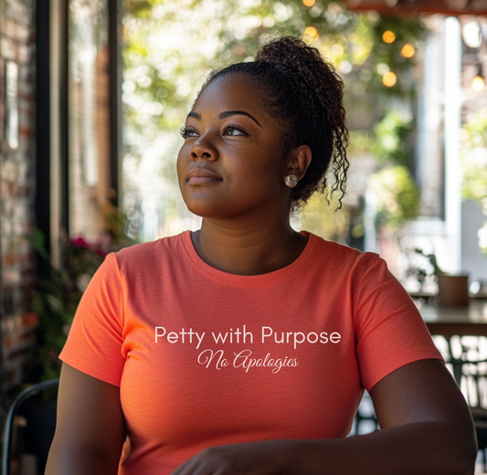 Petty with Purpose Strategically Sassy Unisex Jersey Tee