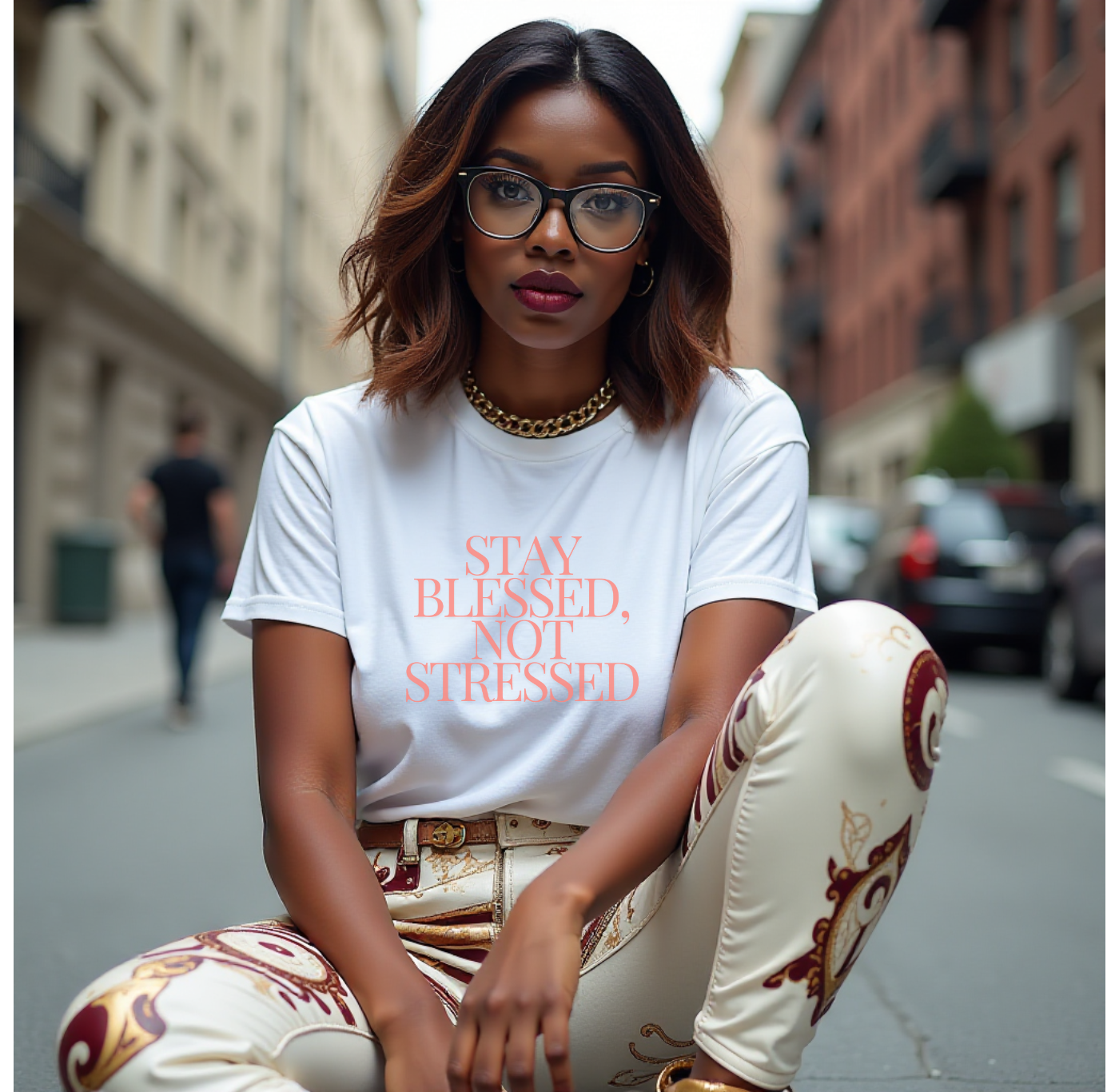 Stay Blessed, Not Stressed Unisex Tee - Embrace Positivity