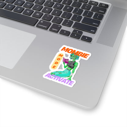 Mombie Mode Kiss-Cut Stickers | Fun Dorm Decor & Gifts for Moms