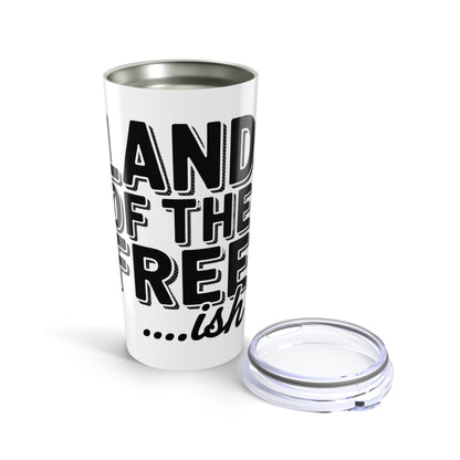 20oz Freedom-Themed Tumbler | Travel Mug, Coffee Cup, Patriotic Gift, Summer Essentials, Fun BBQ Accessory