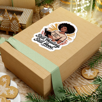 Inspirational Kiss-Cut Stickers, Motivational Laptop Stickers, Growth Ain't Linear Vinyl Decals, Empowering Art Stickers, Self-Healing Gifts