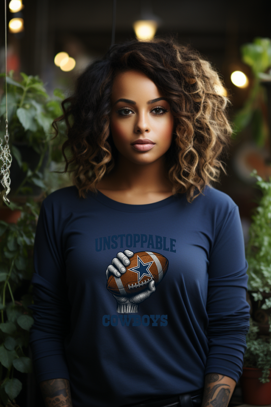 Unstoppable Grip – Dallas Cowboys Fan Gear | Shirt, Tumbler, Sticker, PNG