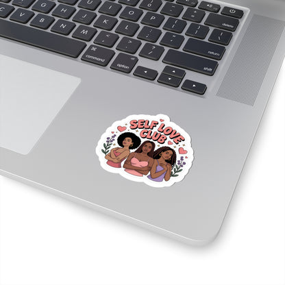 Empowering Self Love Stickers, Cute Laptop Decal, Women’s Affirmation Art, Positive Self Care Gift, Feminist Pride Decor