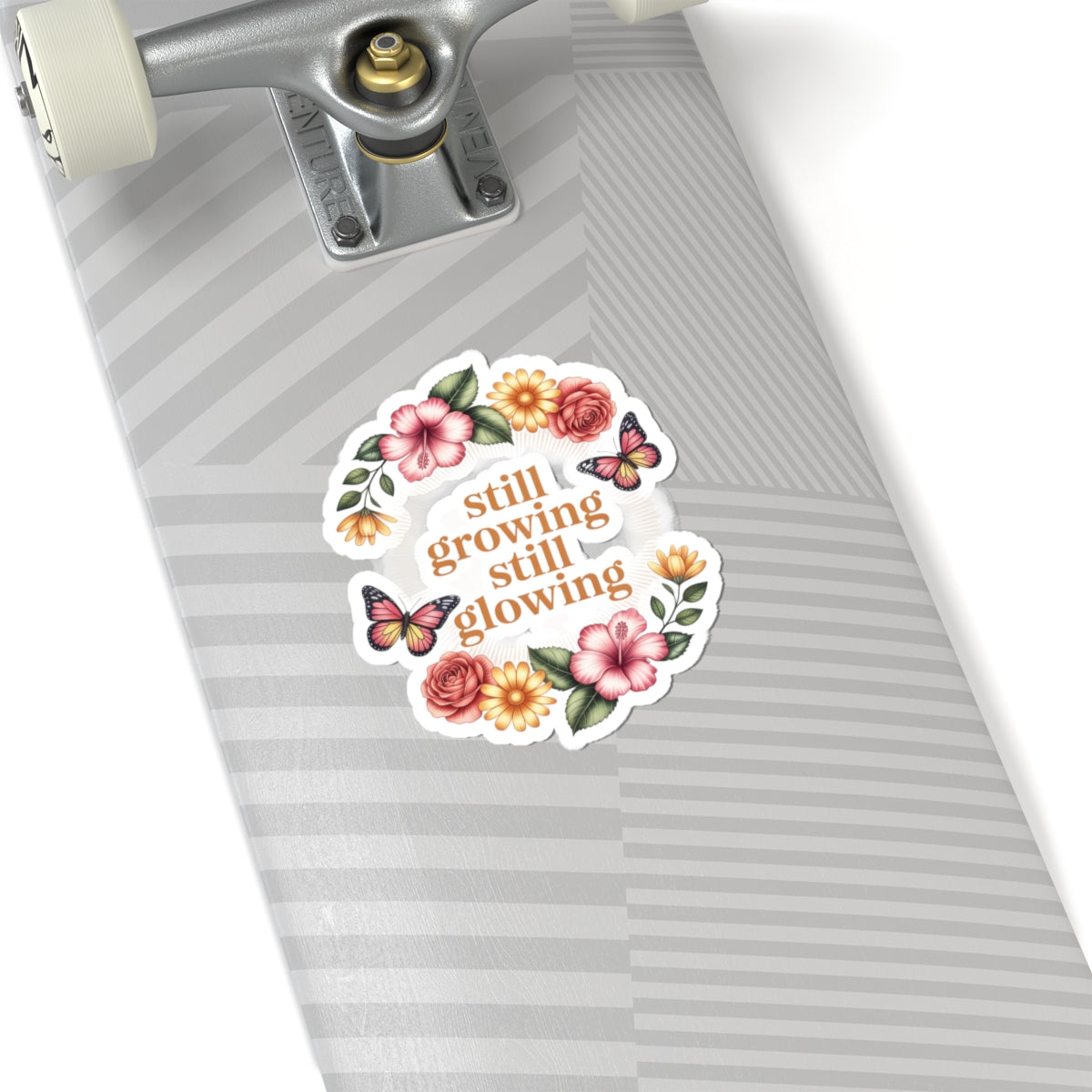 Floral Inspirational Kiss-Cut Stickers | Perfect for Journals, Laptops, Water Bottles, Gifts, and Celebrations