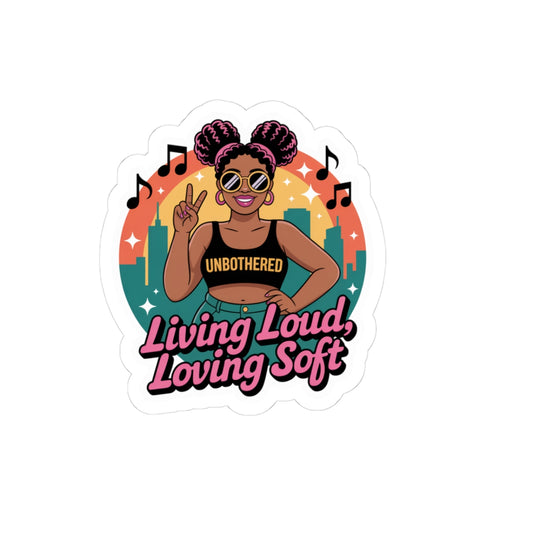 Vibrant Kiss-Cut Stickers for Self-Expression, Laptop Decor, Unique Gift, Home Aesthetic, Affirmation Art
