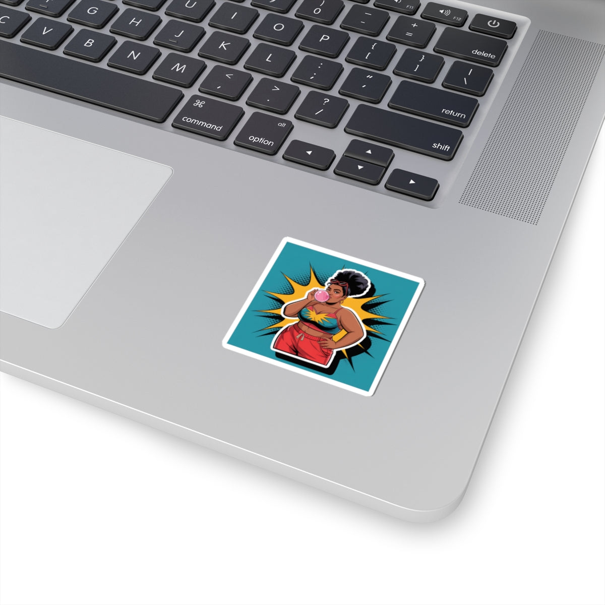 Bold Pop Art Kiss-Cut Stickers, Fun Stickers for Laptops, Water Bottles, Customizable Party Favors, Trendy Gifts for Her