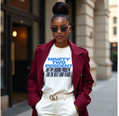 'Ninety Two Percent Not My Problem'- Embrace Your Care Free Spirit