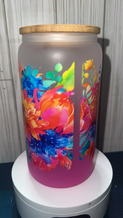 Shine so bright glass tumbler cup