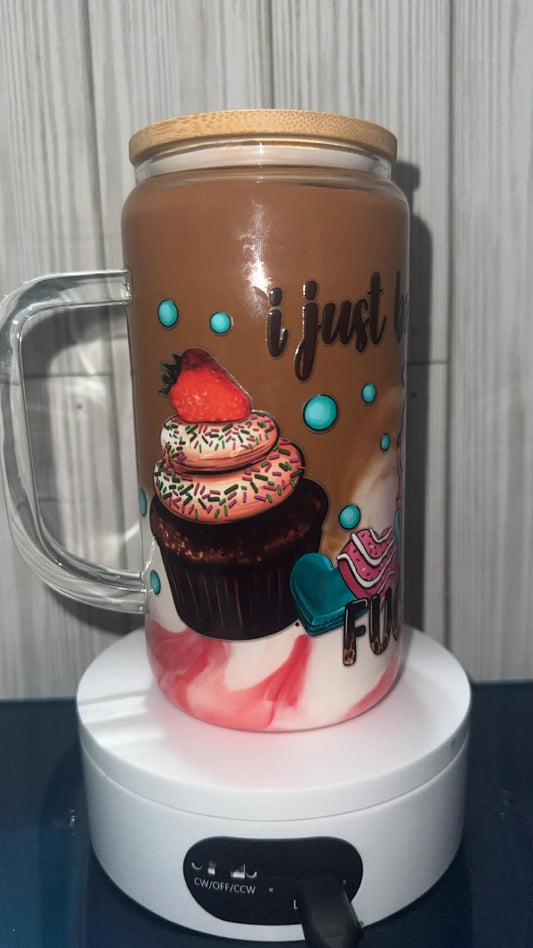 Cupcake love Snowglobe mug