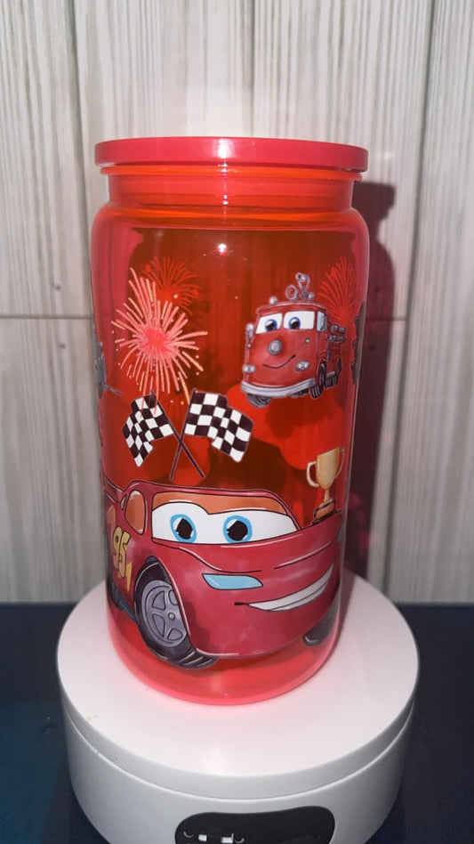 Cars kid acrylic tumbler cup