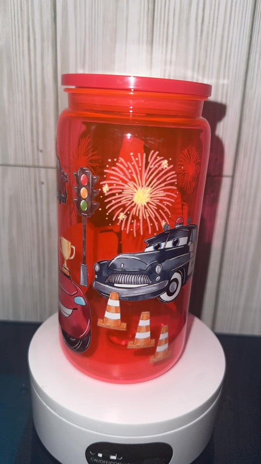 Cars kid acrylic tumbler cup