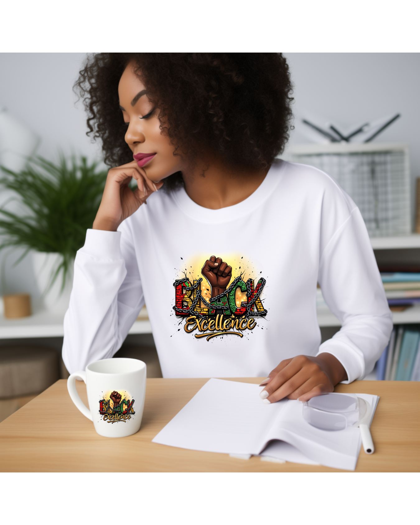 Black Excellence Jersey Short Sleeve Tee
