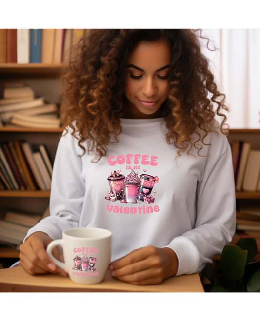 Mug - Coffee is my Valentine Ceramic Mug (11oz, 15oz)