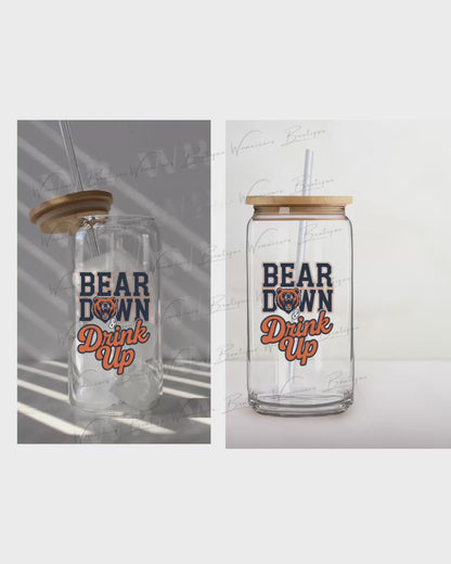 Unstoppable Grip Chicago Bears Sticker | NFL Digital PNG, Tumbler Wrap, Game Day Shirt Design