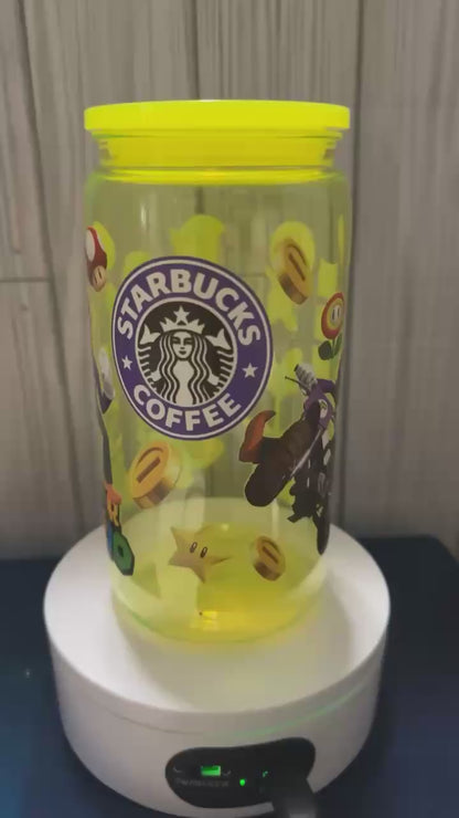 Super Mario Starbucks Kids acrylic tumbler