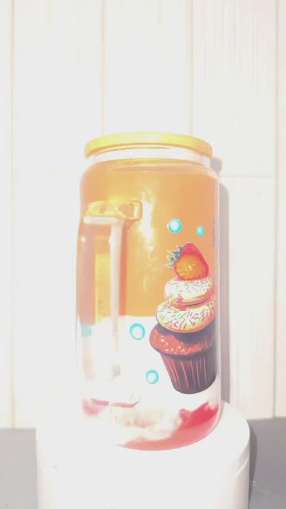 Cupcake love Snowglobe mug