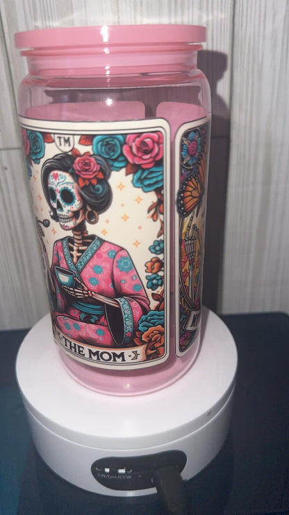 My last flying fuck acrylic Skeleton lady tumbler cup