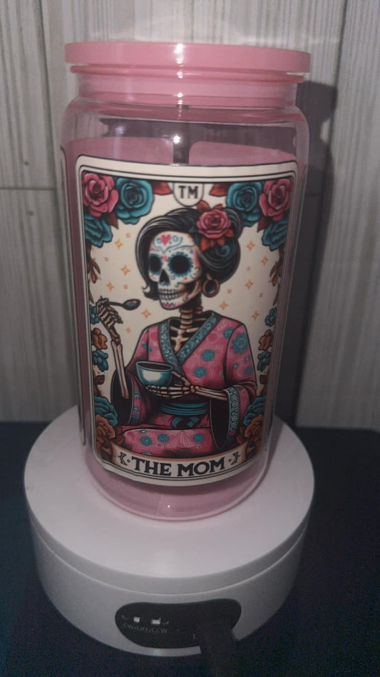 My last flying fuck acrylic Skeleton lady tumbler cup
