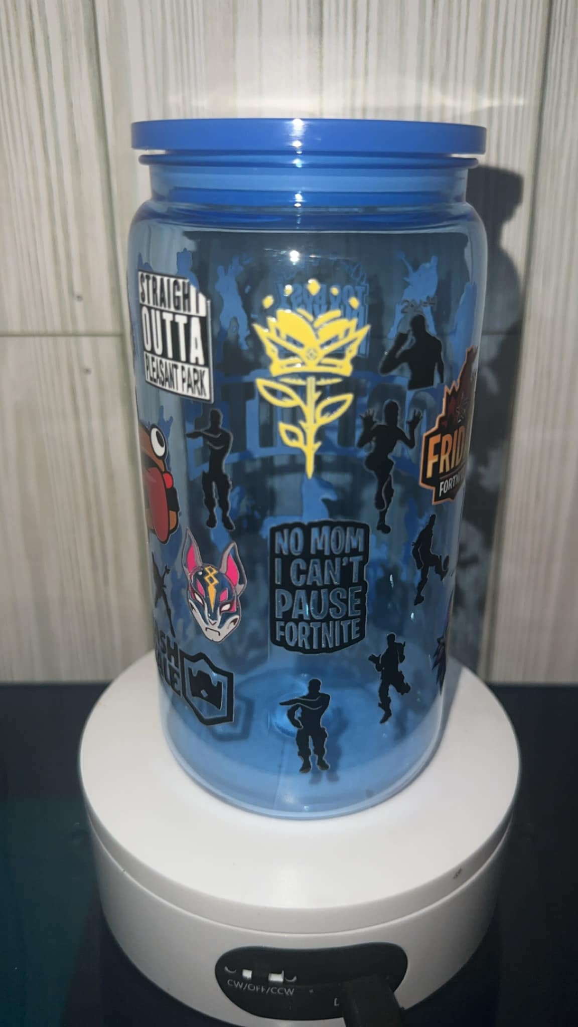 Fortnite Kids acrylic tumbler cup