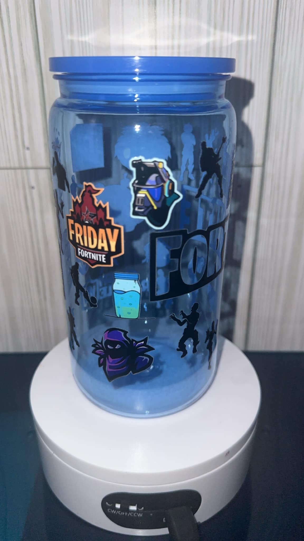 Fortnite Kids acrylic tumbler cup