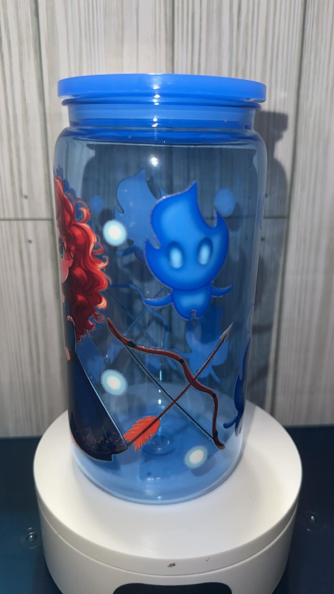Little marda brave kids acrylic tumbler cup