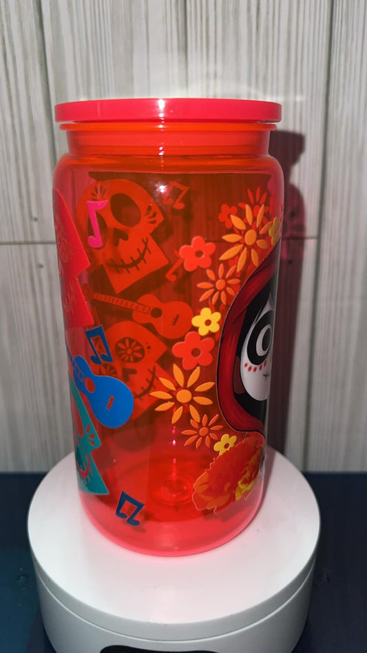 Miguel Coco kids acrylic tumbler