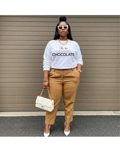This That Caramel Cocolate Crewneck Sweatshirt